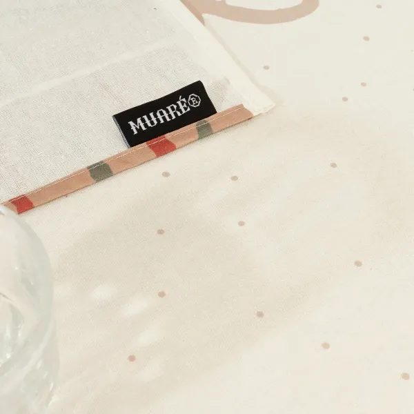 Stain-proof resined tablecloth Belum Christmas Present White Red Green 150 x 150 cm