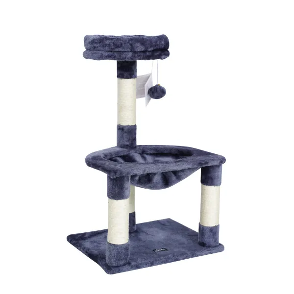 Stain-proof resined tablecloth Belum Laponia Red Grey Linen 150 x 150 cm