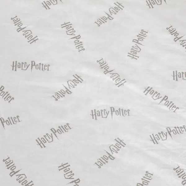 Fitted sheet Harry Potter White Grey Single