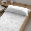 Fitted bottom sheet Tom & Jerry Multicolour Super king