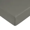 Fitted bottom sheet Decolores Liso Anthracite Dark grey Super king