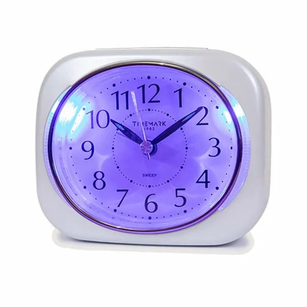Аналоговые часы-будильник Timemark 10 x 8,5 x 4 cm Белый Пластик Классический