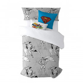 Nordic cover Superman Superman Grey 175 Threads 180 x 220 cm