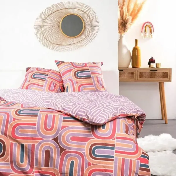 Nordic cover Decolores Laponia Multicolour 175 Threads 220 x 220 cm Double