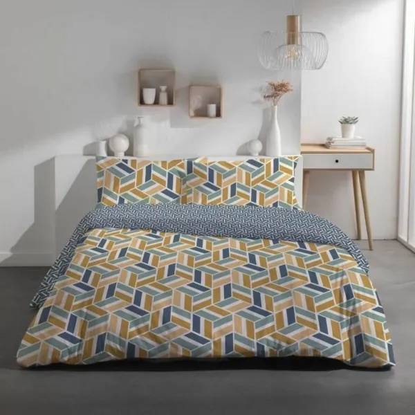 Nordic cover Decolores Laponia Multicolour 175 Threads 200 x 200 cm Small double