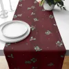 Table Runner Belum terciopelo Red Christmas 1 Multicolour Christmas