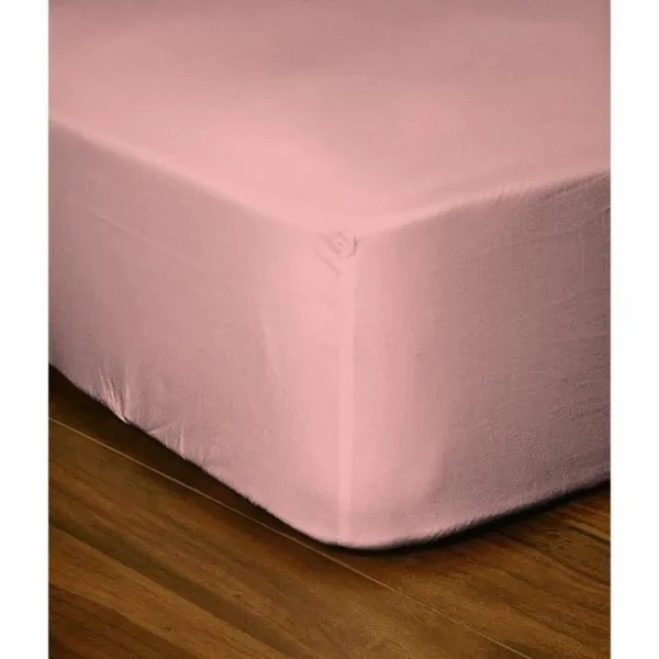 Sovitettu pohja-arkki Lovely Home LH71630 Pinkki Rose 180 x 200 + 25 cm