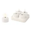 LED Candle Lumineo 485346 Rechargeable Inside (4 Units)