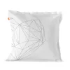 Pillowcase HappyFriday Blanc Heart Multicolour 80 x 80 cm
