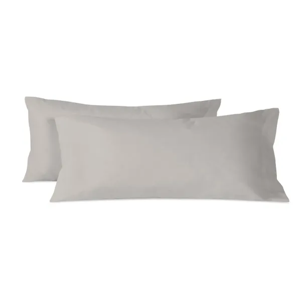 Pillowcase HappyFriday BASIC Grey 45 x 110 cm (2 Units)