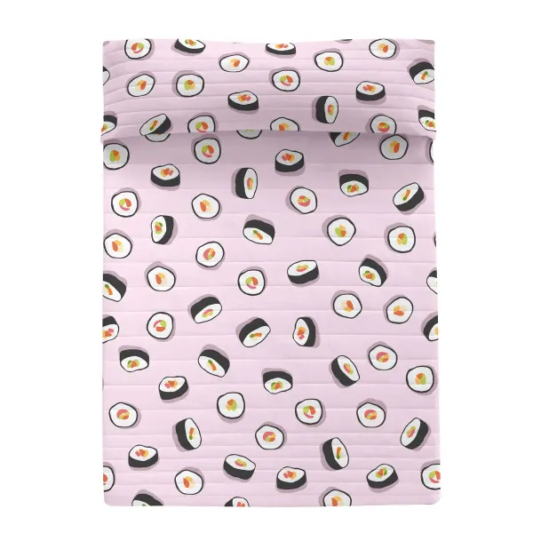Bedspread (quilt) HappyFriday Aware Multicolour Sushi 260 x 260 cm