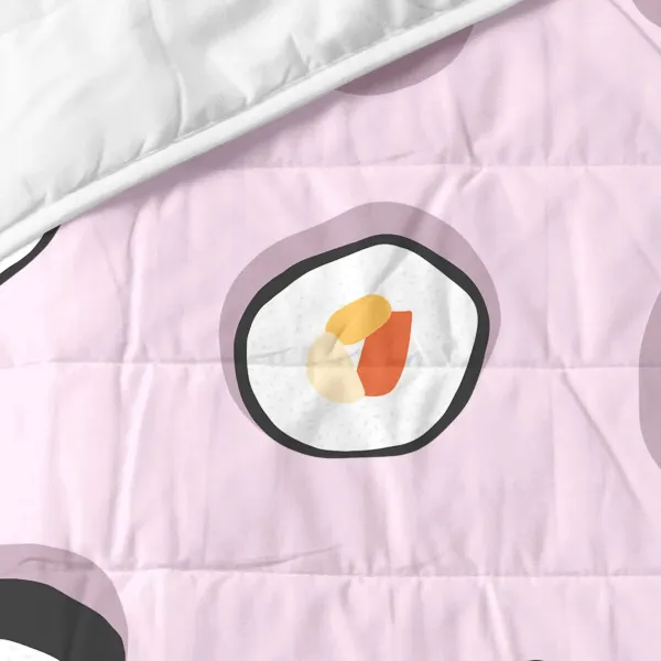 Bedspread (quilt) HappyFriday Aware Multicolour Sushi 260 x 260 cm