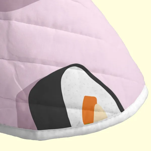 Bedspread (quilt) HappyFriday Aware Multicolour Sushi 260 x 260 cm