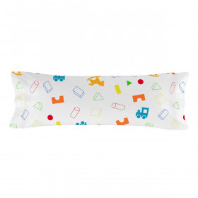 Pillowcase HappyFriday Mr Fox Wooden Puppet Multicolour 45 x 110 cm