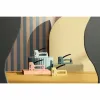 Right long arm chaise longue cover Eysa BRONX Pink 170 x 110 x 310 cm