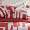 Right short arm chaise longue cover Eysa TROYA Burgundy 170 x 110 x 310 cm