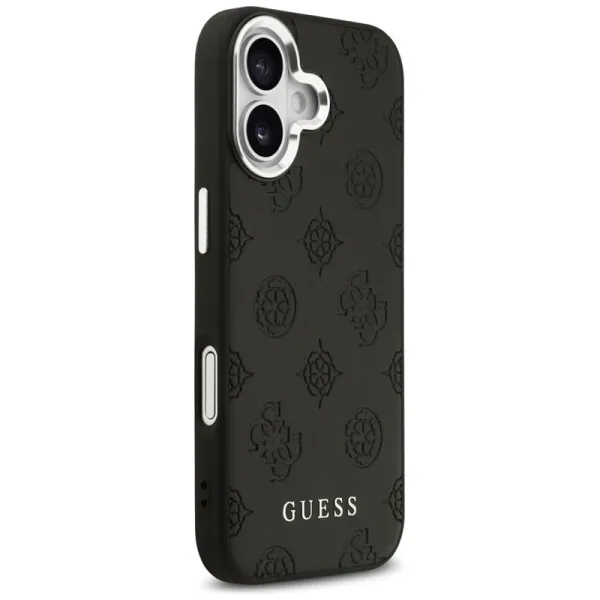 Guess Peony Hot Stamp Script MagSafe - Case iPhone 17 (black)