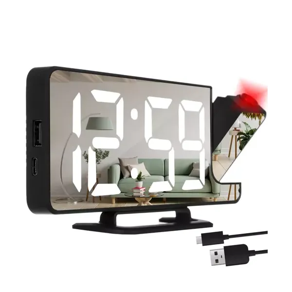 Alarm clock - LED clock with projector Izoxis 19576