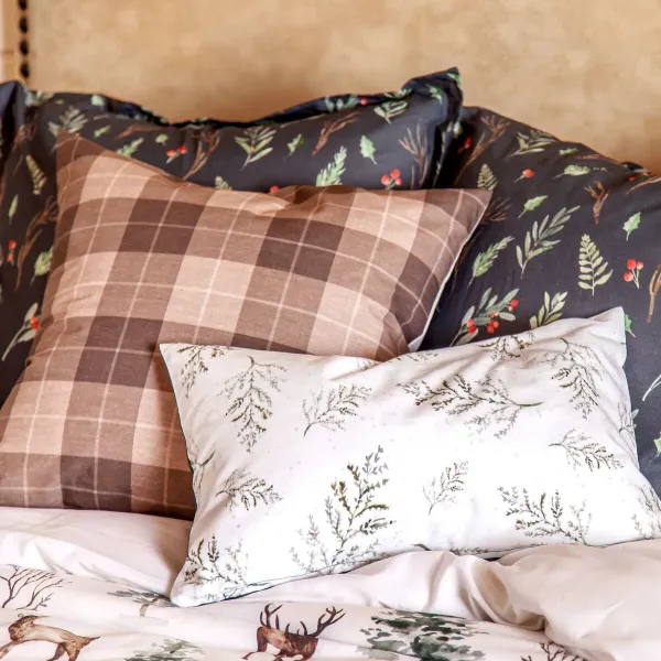 Set of cushion covers HappyFriday Mystical winter Multicolour 2 Pieces