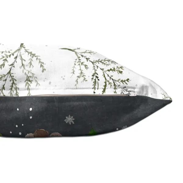 Set of cushion covers HappyFriday Mystical winter Multicolour 2 Pieces