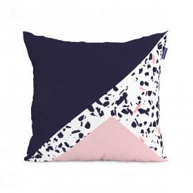 Cushion cover HappyFriday Blanc Terrazzo Multicolour 2 Pieces