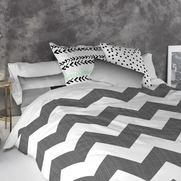 Cushion cover HappyFriday Blanc Forward Multicolour 60 x 60 cm