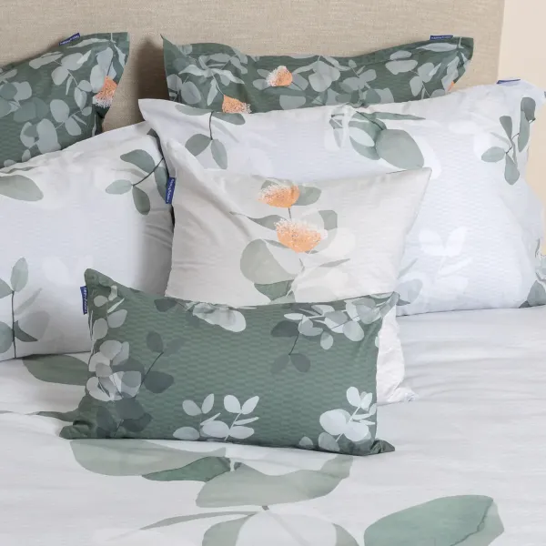 Cushion cover HappyFriday Blanc Corymbia Multicolour 2 Pieces