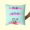 Cushion cover HappyFriday Aware Me Multicolour 50 x 50 cm 2 Pieces