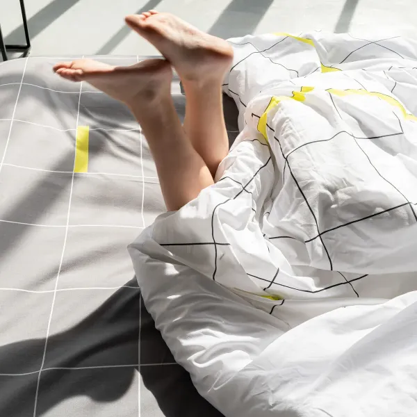 Nordic cover HappyFriday Blanc Firefly Multicolour 140 x 200 cm