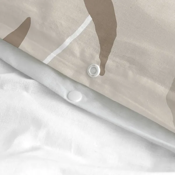 Nordic cover HappyFriday Blanc Maple Multicolour 260 x 220 cm