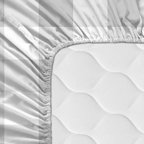 Fitted bottom sheet HappyFriday Basic Kids Grey 60 x 120 x 14 cm Gingham