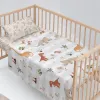 Bedding set HappyFriday Moshi Moshi Dino family Multicolour Baby Crib 2 Pieces