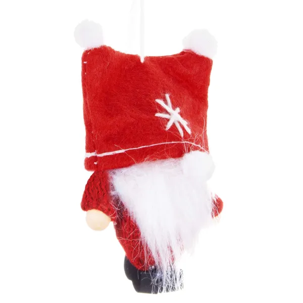 Christmas ornament Springos CA0626 – red gnome, 8 cm