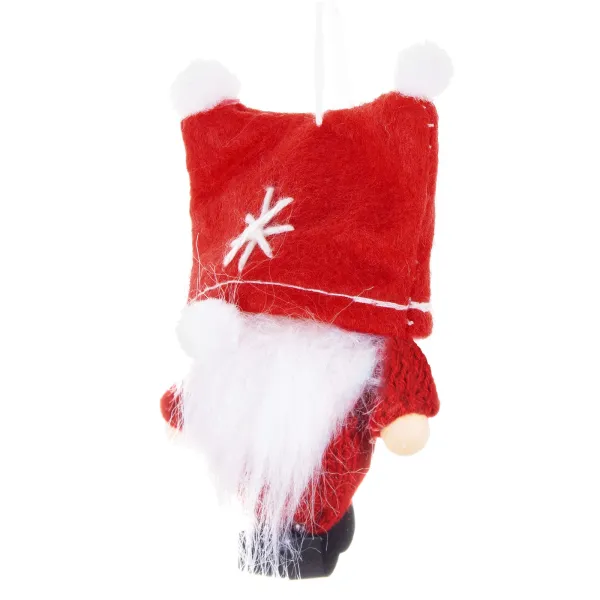 Christmas ornament Springos CA0626 – red gnome, 8 cm