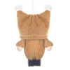 8cm Christmas decoration, Christmas dwarf, brown gnome