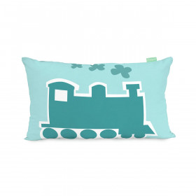 Cushion cover HappyFriday Train Multicolour 50 x 30 cm