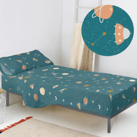 Bedding set HappyFriday HF Mini Universe Multicolour Single 2 Pieces