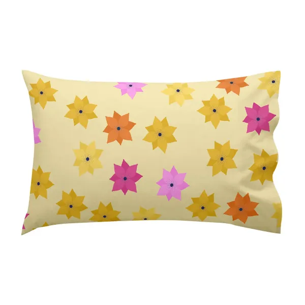 Duvet cover set HappyFriday Mr Fox Long braid Multicolour Baby Crib 2 Pieces