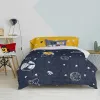 Duvet cover set HappyFriday Mr Fox Starspace Multicolour Single 2 Pieces