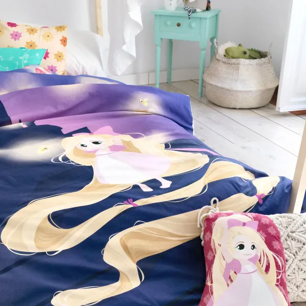 Duvet cover set HappyFriday Mr Fox Long braid Multicolour Single 2 Pieces