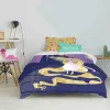 Duvet cover set HappyFriday Mr Fox Long braid Multicolour Single 2 Pieces