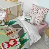 Duvet cover set HappyFriday Mr Fox Red riding hood Multicolour Single 2 Pieces