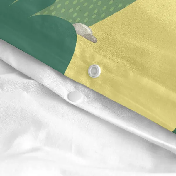 Duvet cover set HappyFriday Mr Fox Red riding hood Multicolour Single 2 Pieces