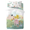 Duvet cover set HappyFriday Mr Fox Dreaming Multicolour Baby Crib 2 Pieces