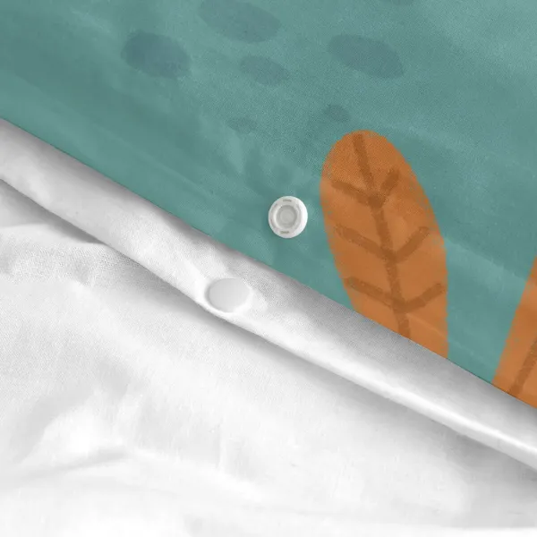 Duvet cover set HappyFriday Mr Fox Dreaming Multicolour Baby Crib 2 Pieces