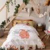 Duvet cover set HappyFriday Mr Fox Jungle life Multicolour Single 2 Pieces
