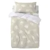 Duvet cover set HappyFriday Basic Kids Beige Baby Crib 2 Pieces
