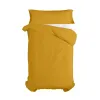 Duvet cover set HappyFriday Basic Kids Mustard Single 2 Pieces