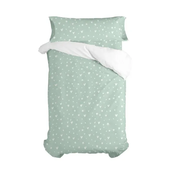 Duvet cover set HappyFriday Mini Fairy dust Multicolour Single 2 Pieces