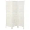 Folding screen Atmosphera White Paolownia wood (170 x 119 cm)